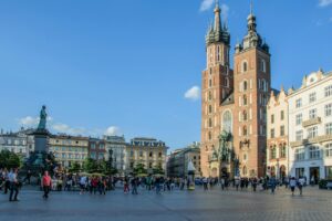 krakow; the old town 