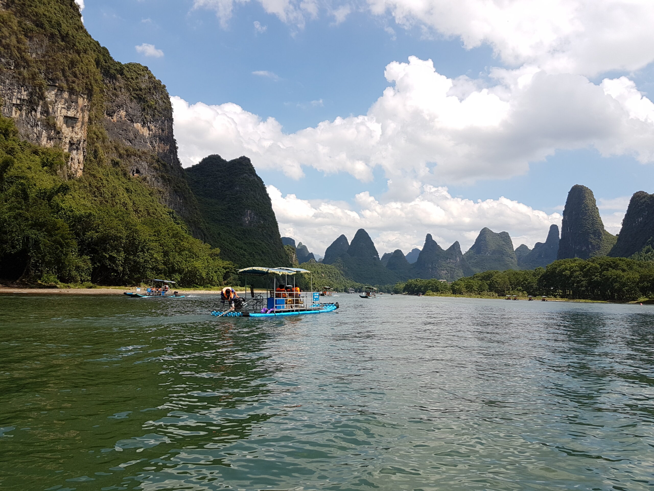 The karst mountains of Guilin region